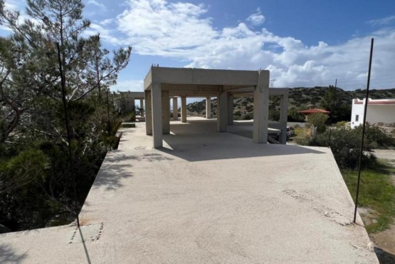 Koutsounari Betonskelett im Dorf am Meer, in der Nähe von Ierapetra Haus kaufen